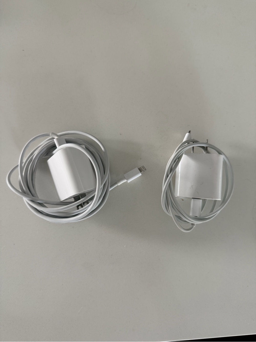 White Lightning USB Charging Cable and Wall Adapter - 2 Pack (10ft and 6ft)